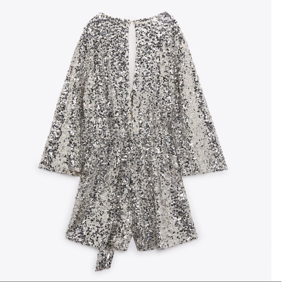 Zara Sequin Knotted Jumpsuit - Picture 2 of 4